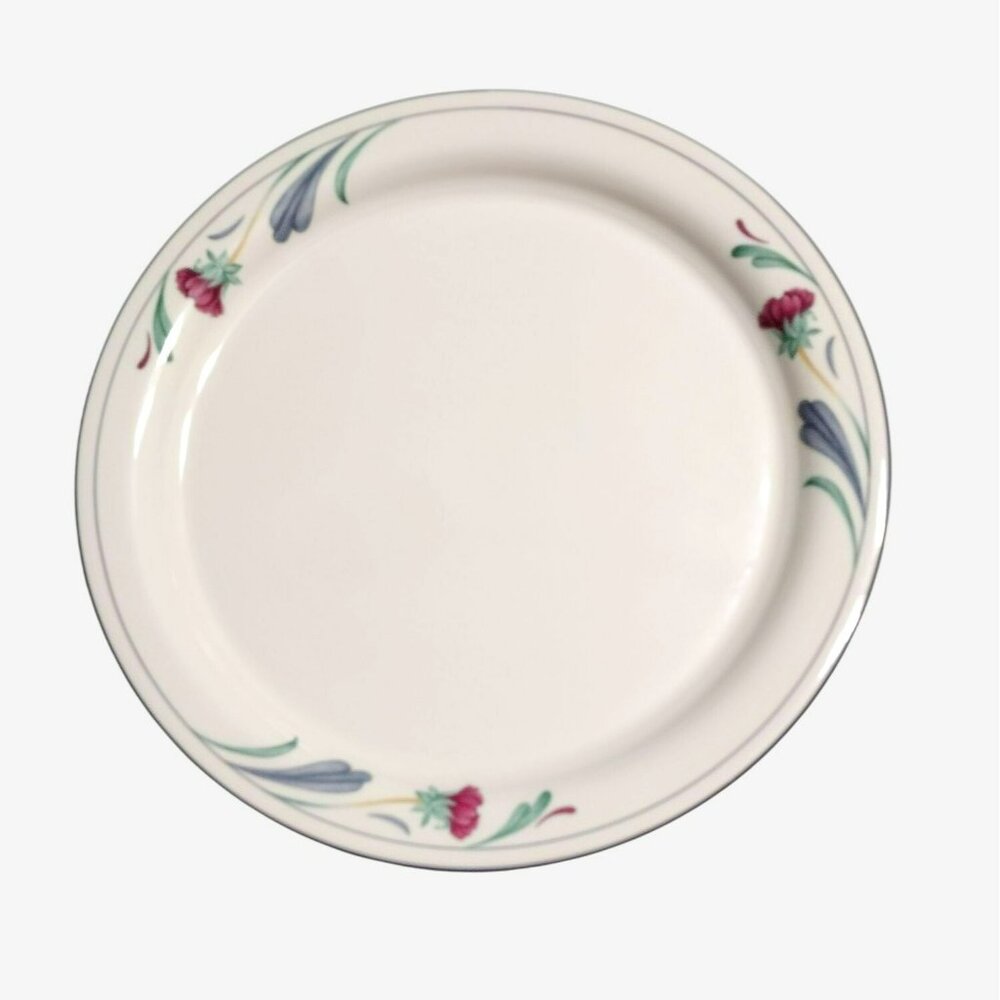 Lenox Serveware Chinastone Poppies On Blue Serving Platter Chop Plate Cottage